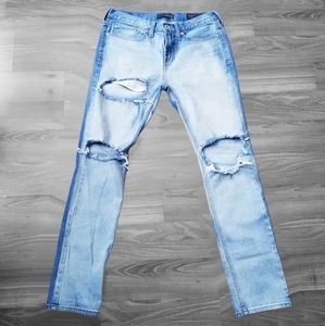 Bullhead X PacSun Distressed Skinny Jeans 29 X 30